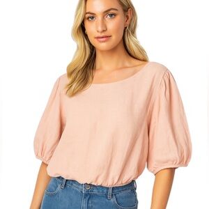 Bellambia | Linen Blouse Sz L NWT